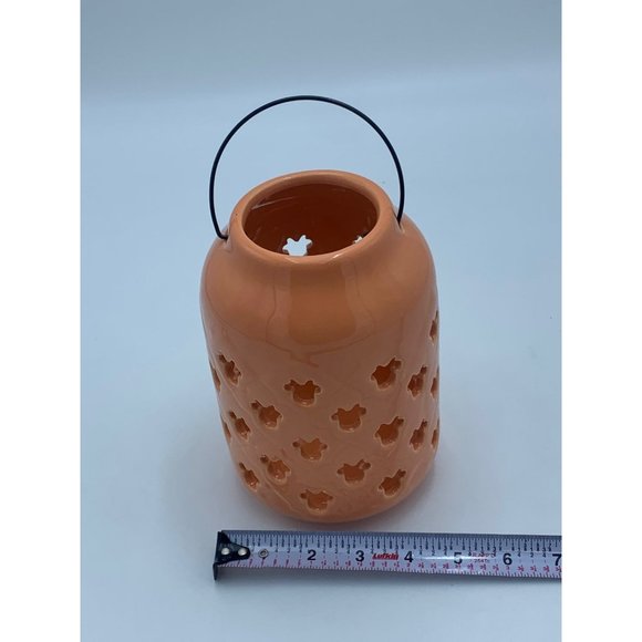 Disney Minnie Mouse Peach Ceramic Garden Lantern - Picture 4 of 5